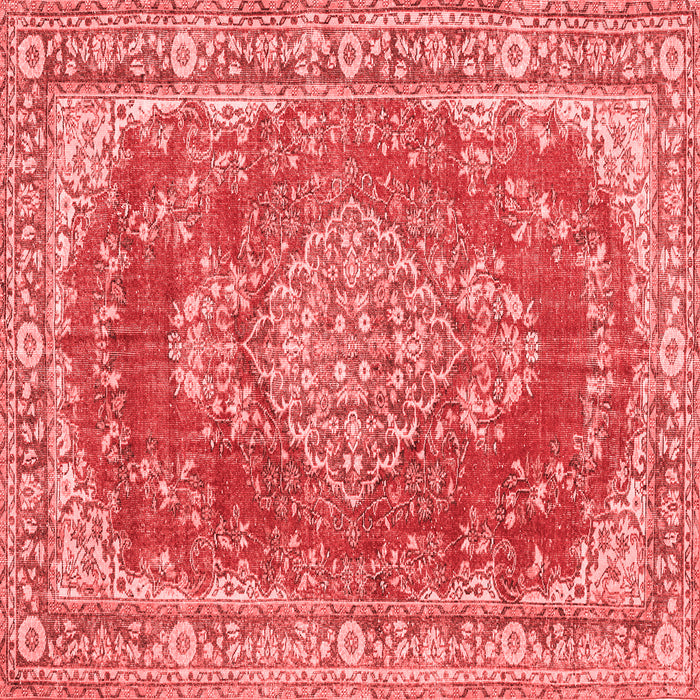 Machine Washable Persian Red Traditional Rug, wshtr3611red