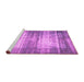 Sideview of Machine Washable Persian Pink Traditional Rug, wshtr3612pnk