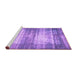 Sideview of Machine Washable Persian Purple Traditional Area Rugs, wshtr3612pur