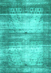 Persian Turquoise Traditional Rug, tr3612turq