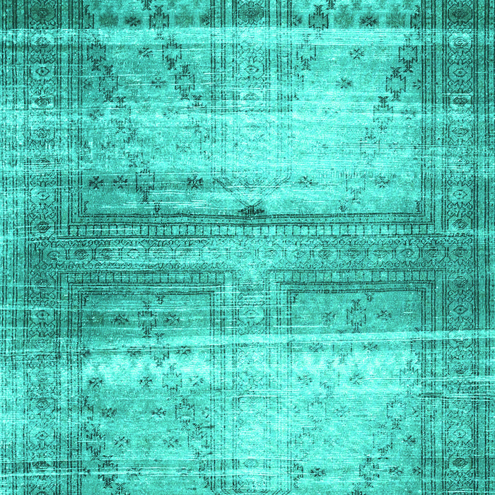 Machine Washable Persian Turquoise Traditional Area Rugs, wshtr3612turq