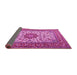 Sideview of Persian Pink Traditional Rug, tr3613pnk