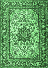 Persian Emerald Green Traditional Rug, tr3613emgrn