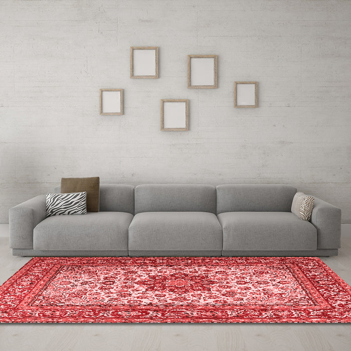 Traditional Red Washable Rugs