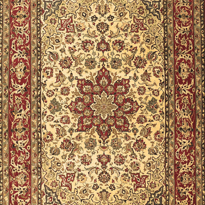 Machine Washable Persian Brown Traditional Rug, wshtr3613brn