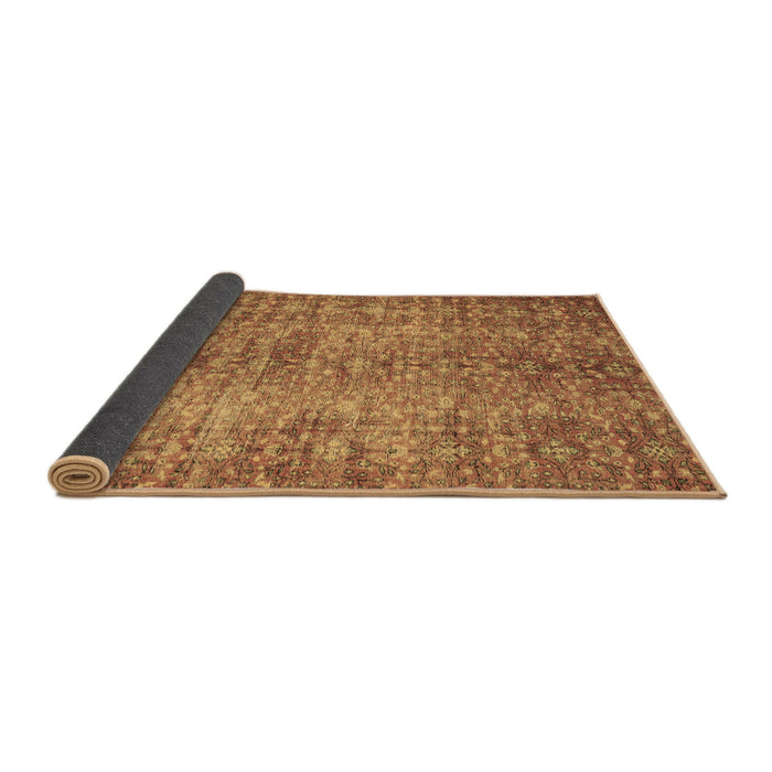 Sideview of Persian Brown Traditional Rug, tr3614brn