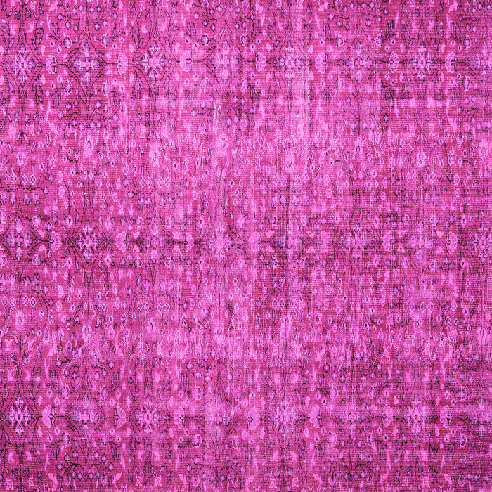 Square Machine Washable Persian Pink Traditional Rug, wshtr3614pnk