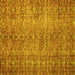 Square Persian Yellow Traditional Rug, tr3614yw