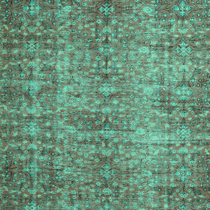 Machine Washable Persian Turquoise Traditional Area Rugs, wshtr3614turq