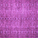 Square Persian Purple Traditional Rug, tr3614pur