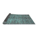 Sideview of Persian Light Blue Traditional Rug, tr3614lblu