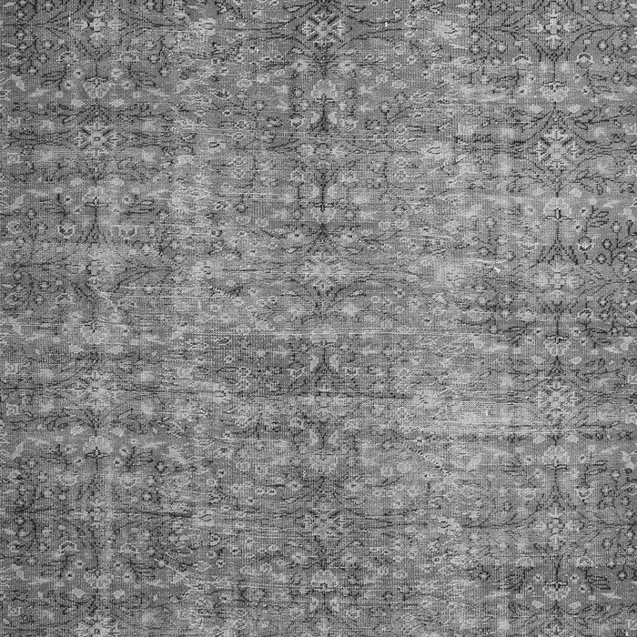 Serging Thickness of Machine Washable Persian Gray Traditional Rug, wshtr3614gry