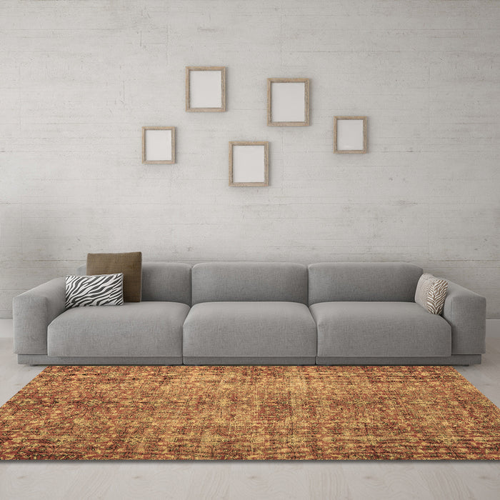 Machine Washable Persian Brown Traditional Rug in a Living Room,, wshtr3614brn