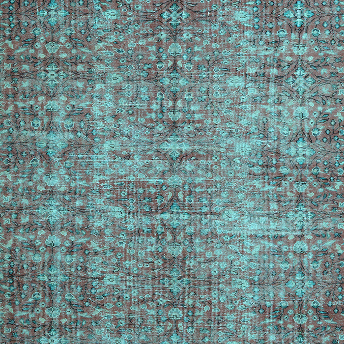 Machine Washable Persian Light Blue Traditional Rug, wshtr3614lblu