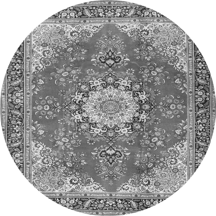 Square Persian Gray Traditional Rug, tr3615gry