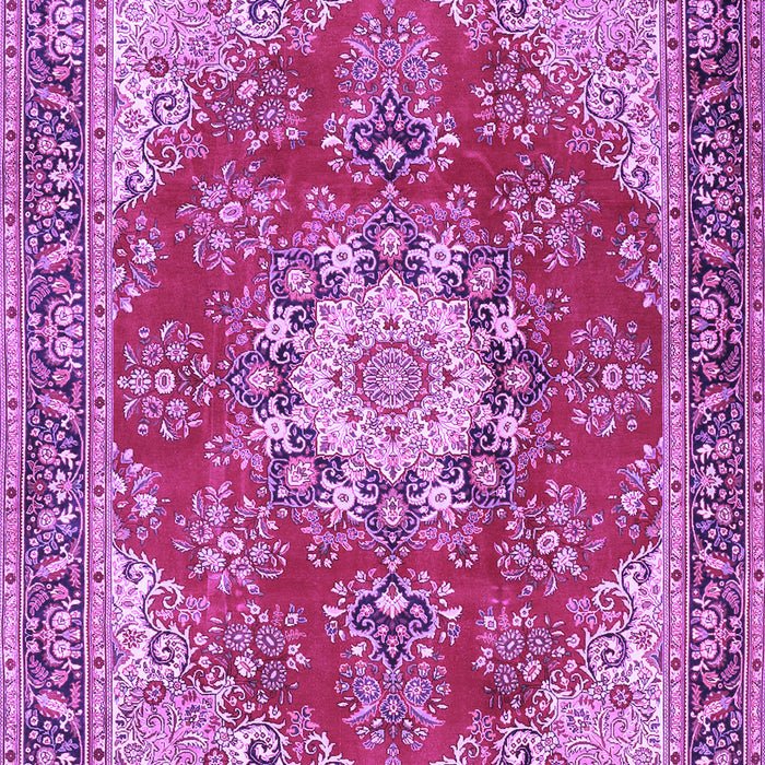 Machine Washable Persian Purple Traditional Area Rugs, wshtr3615pur