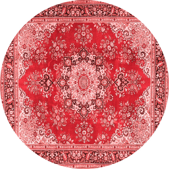 Machine Washable Persian Red Traditional Rug, wshtr3615red