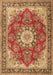 Machine Washable Persian Brown Traditional Rug, wshtr3615brn