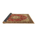 Sideview of Persian Brown Traditional Rug, tr3615brn
