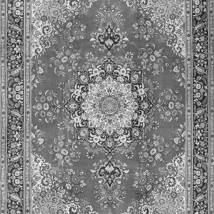Serging Thickness of Machine Washable Persian Gray Traditional Rug, wshtr3615gry