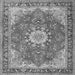 Serging Thickness of Persian Gray Traditional Rug, tr3615gry