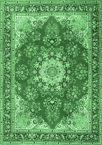 Persian Emerald Green Traditional Rug, tr3615emgrn