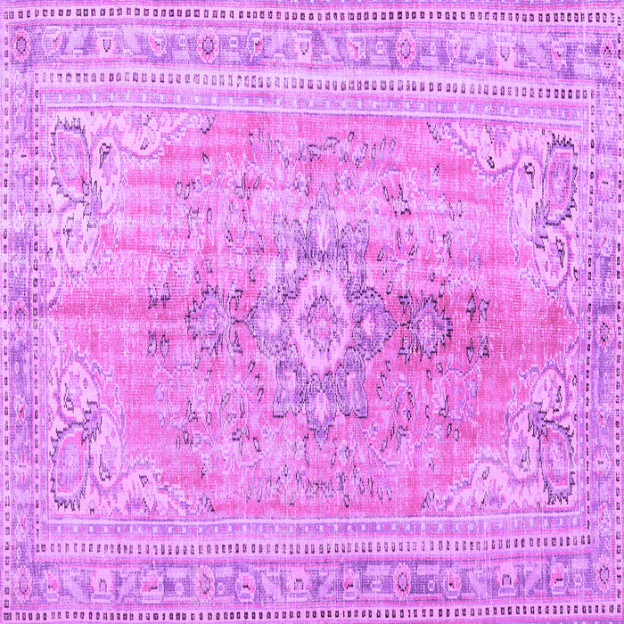 Square Persian Purple Traditional Rug, tr3616pur