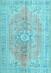 Persian Light Blue Traditional Rug, tr3616lblu