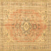 Square Persian Brown Traditional Rug, tr3616brn