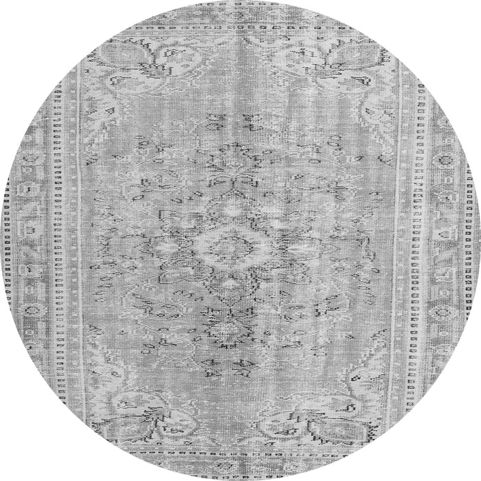 Square Persian Gray Traditional Rug, tr3616gry