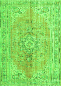 Persian Green Traditional Rug, tr3616grn