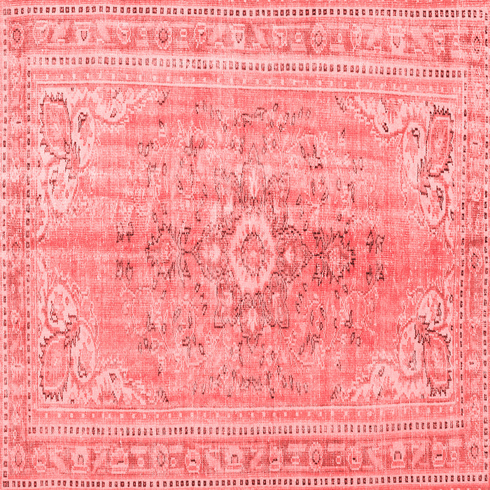 Machine Washable Persian Red Traditional Rug, wshtr3616red