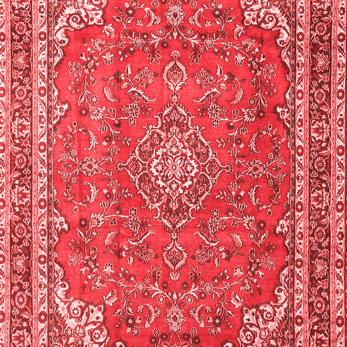 Machine Washable Persian Red Traditional Rug, wshtr3617red