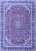 Persian Blue Traditional Rug, tr3617blu