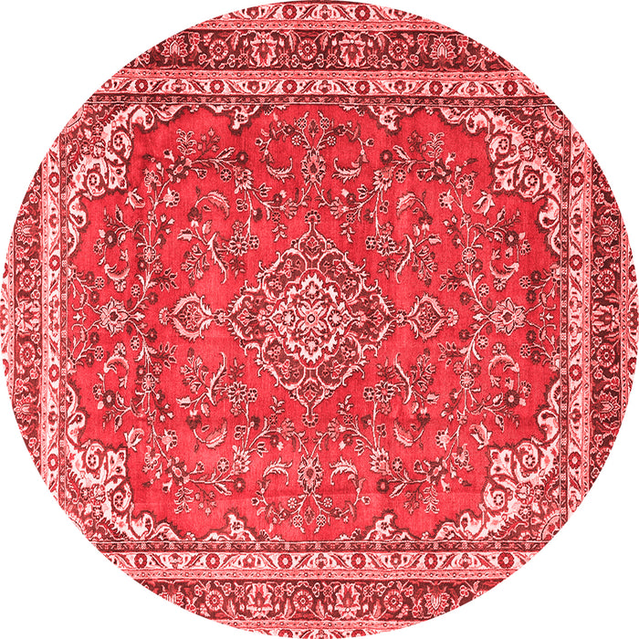 Machine Washable Persian Red Traditional Rug, wshtr3617red