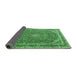 Sideview of Persian Emerald Green Traditional Rug, tr3617emgrn