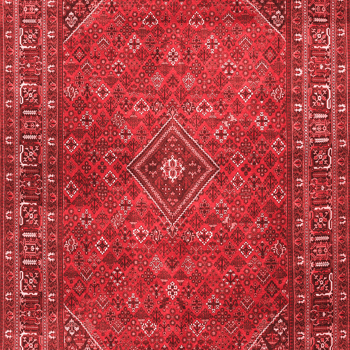 Machine Washable Persian Red Traditional Rug, wshtr3618red