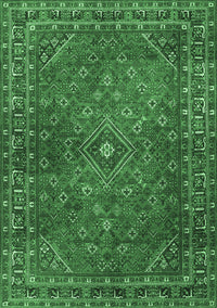 Persian Emerald Green Traditional Rug, tr3618emgrn