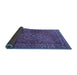 Sideview of Persian Blue Traditional Rug, tr3618blu