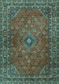 Persian Turquoise Traditional Rug, tr3618turq
