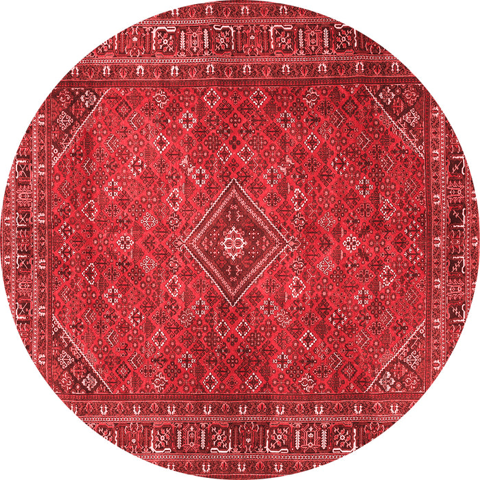 Machine Washable Persian Red Traditional Rug, wshtr3618red