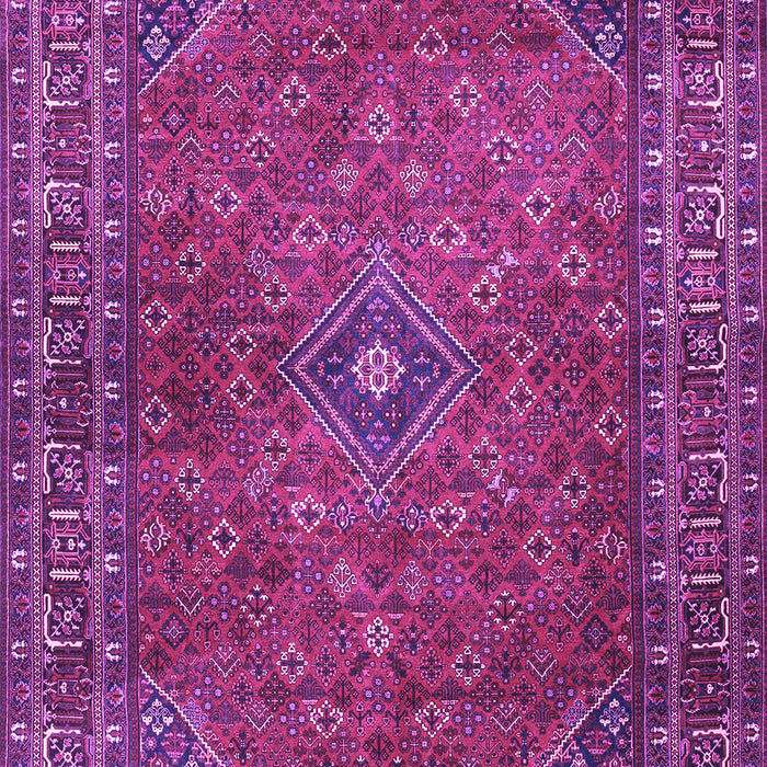 Machine Washable Persian Purple Traditional Area Rugs, wshtr3618pur
