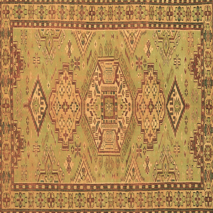 Square Machine Washable Persian Brown Traditional Rug, wshtr3619brn
