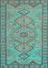 Machine Washable Persian Light Blue Traditional Rug, wshtr3619lblu