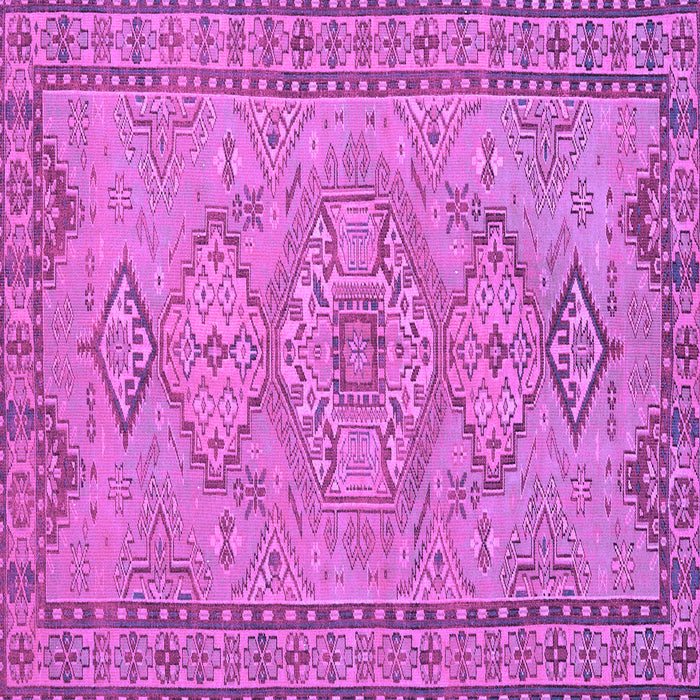 Square Persian Purple Traditional Rug, tr3619pur