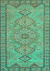 Persian Turquoise Traditional Rug, tr3619turq