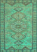 Persian Turquoise Traditional Rug, tr3619turq