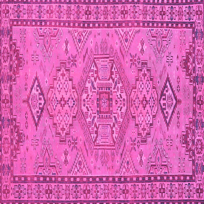 Square Persian Pink Traditional Rug, tr3619pnk