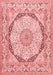 Medallion Red Traditional Area Rugs