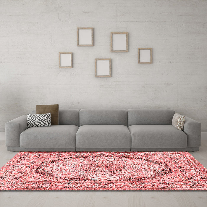 Traditional Red Washable Rugs